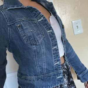 Size small (more like SX) cropped denim jacket